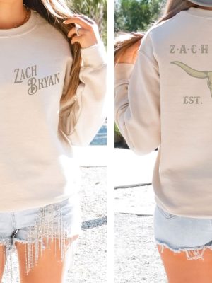 Zach Bryan Est 1996 Sweatshirt Hoodie Zach Bryan Bullhead Sweatshirt Zach Bryan Country Music Western Shirt American Heartbreak Tour Unique revetee 3