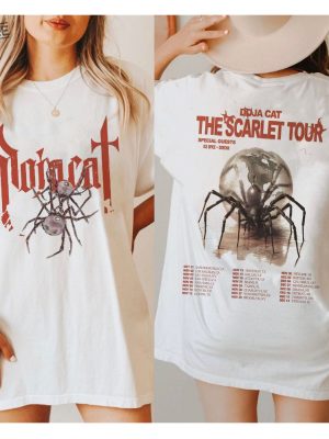 Doja Cat The Scarlet Tour 2023 T Shirt Doja Cat Tour With Special Guests Sweatshirt Doja Cat Merch Music Concert Tee Gift For Fan Unique revetee 2