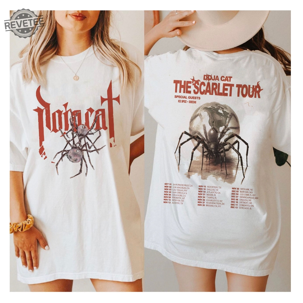 Vintage Doja Cat The Scarlet Tour 2023 Shirt Doja Cat Fan Shirt The Scarlet  2023 Concert Shirt Doja Cat Band Shirt Music Tour 2023 Shirt Unique -  Revetee