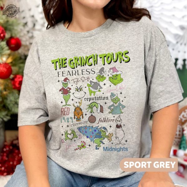 The Grinch Eras Tour Sweatshirt Christmas The Eras Tour Shirt Christmas Ts Shirt Grinch Christmas Sweatshirt Eras Tour Merch Shirt Unique revetee 2