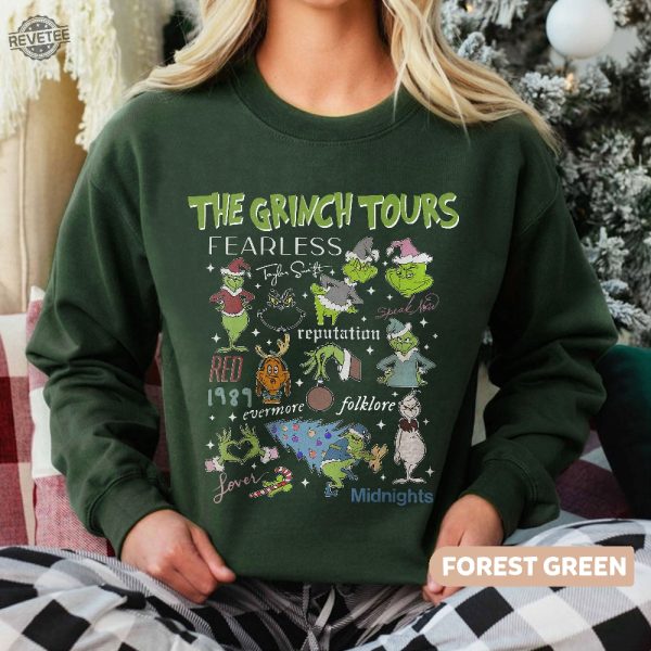 The Grinch Eras Tour Sweatshirt Christmas The Eras Tour Shirt Christmas Ts Shirt Grinch Christmas Sweatshirt Eras Tour Merch Shirt Unique revetee 3