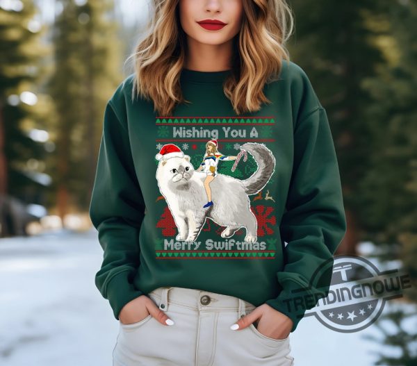Merry Swiftmas Christmas Sweatshirt Taylor Swift Christmas Sweatshirt trendingnowe 2