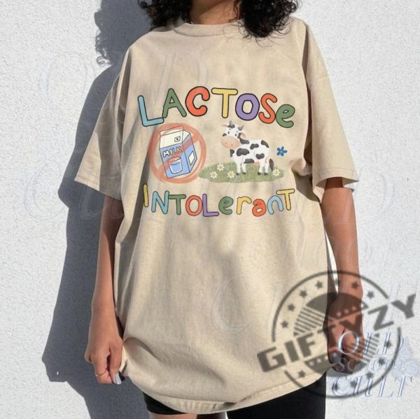 Lactose Intolerant Vintage Graphic Tshirt Retro Milk 90S Cute Hoodie Funny Shirts For Friends Sweatshirt Y2k Unisex Baggy Long Sleeve Tee 2000S Shirt Gift giftyzy 6