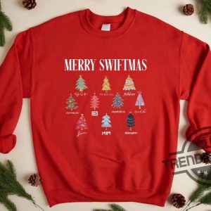 Merry Swiftmas Sweatshirt Christmas Tree Farm Shirt Taylor Swifty Xmas Taylor Christmas Shirt Eras Tour Merch Ts Christmas Gift trendingnowe 3