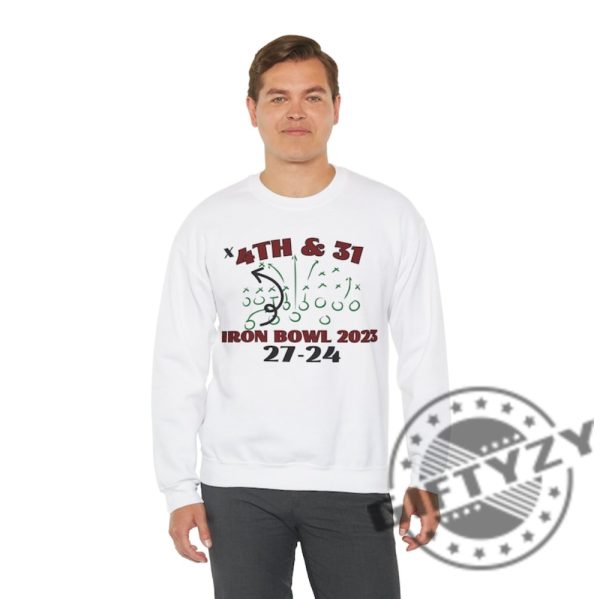 Iron Bowl Sweatshirt Alabama Football Hoodie Roll Tide Tshirt 4Th And 31 Iron Bowl Shirt giftyzy 4