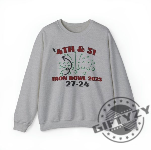 Iron Bowl Sweatshirt Alabama Football Hoodie Roll Tide Tshirt 4Th And 31 Iron Bowl Shirt giftyzy 6