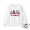 Alabama National Champions Shirt Faux Glitter Sweatshirt Alabama Crimson Tide Tshirt Alabama Sec 2023 National Championships Hoodie Nick Saban Shirt giftyzy 4