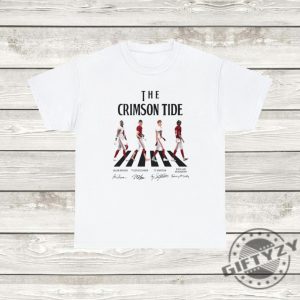 The Crimson Tide Walking Abbey Road Graphic Tshirt Alabama Football Fan Graphic Sweatshirt Bama Vintage Hoodie Sports Shirt Gift giftyzy 3