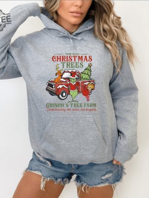 Grinch Christmas Sweatshirt Grinch Sweatshirt Christmas Sweatshirt Grinch Sweatshirt Christmas Vibe Grinchs Tree Farm Unique revetee 2