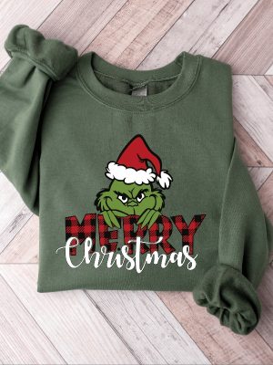 Grinch Christmas Sweatshirt Grinch Sweatshirt Christmas Sweatshirt Grinch Sweatshirt Christmas Vibe Shirt For All Merry Christmas Unique revetee 5