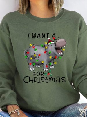 Christmas Shirt I Want A Hippopotamus For Christmas Shirt Gift For Christmas Xmas Shirt Hippopotamus Shirt Christmas Hippopotamus Shirt Unique revetee 2