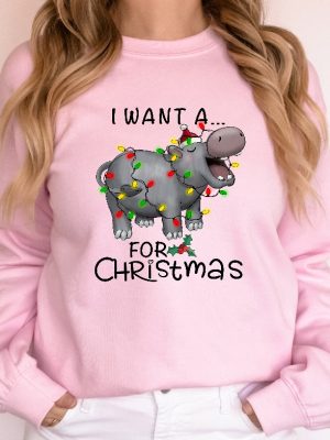 Christmas Shirt I Want A Hippopotamus For Christmas Shirt Gift For Christmas Xmas Shirt Hippopotamus Shirt Christmas Hippopotamus Shirt Unique revetee 3