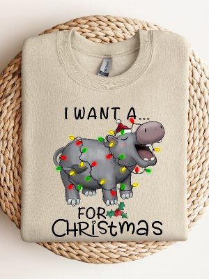 Christmas Shirt I Want A Hippopotamus For Christmas Shirt Gift For Christmas Xmas Shirt Hippopotamus Shirt Christmas Hippopotamus Shirt Unique revetee 4