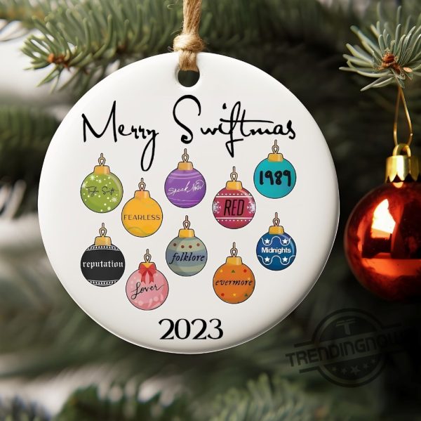 Taylor Swift Merry Christmas Ornament Indie Music Christmas Ornament Electro Pop Ornament Best Friend Gift For Xmas trendingnowe 2