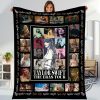 Taylor Swift Fleece Blanket Taylor 2023 Eras Tour Concert Blanket Gift For Her Christmas Gift Taylor Merch Fans Gift trendingnowe 2