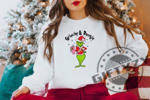 Grinchy And Bougie Shirt Christmas Grinch Sweatshirt Christmas Hoodie Christmas Woman Tshirt Merry Christmas Shirt giftyzy 4