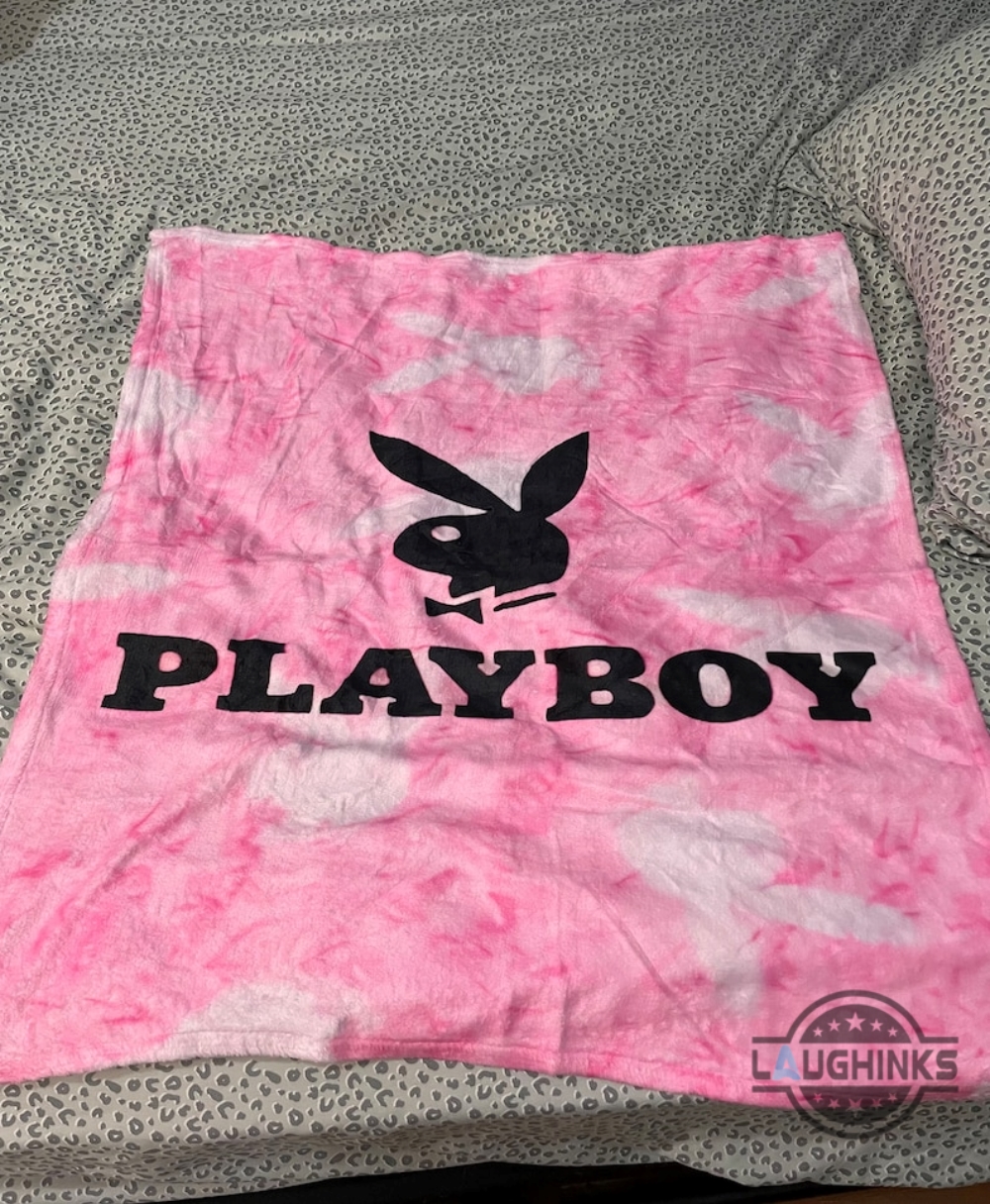 Playboy Bunny Blanket Fleece Sherpa Cozy Plush Vps Pink Playboy Blankets Playboy Throw Blanket Bedroom Decorations Playboy Logo Gift For Him