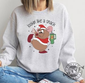 Disney Christmas Gus Gus Looking Like A Snack Shirt Disneyland Christmas Family Sweatshirt Disney Xmas Kid Tshirt Christmas Family Match Shirt giftyzy 12