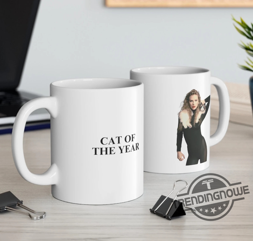 Taylor Swift Cat Of The Year Coffee Mug Taylor Swift Person Of The Year Time 2023 Shirt