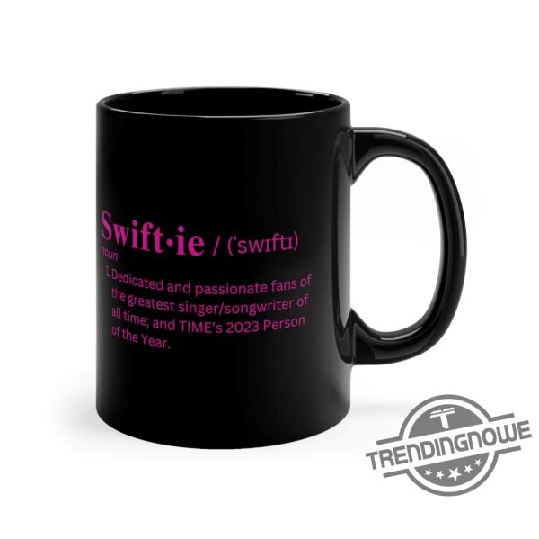 Taylor Swiftie Time Person Of The Year 2023 Mug Black And Pink Coffee Or Swift Tea Mug Holiday Gift For Her trendingnowe 1