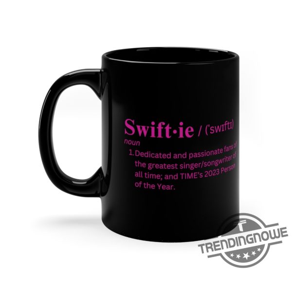 Taylor Swiftie Time Person Of The Year 2023 Mug Black And Pink Coffee Or Swift Tea Mug Holiday Gift For Her trendingnowe 2