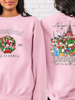 Disneyland Mickey And Friends Christmas Sweatshirt Disney Christmas Hoodie Christmas Family Sweater Disneyland Christmas Crewneck Unique revetee 6