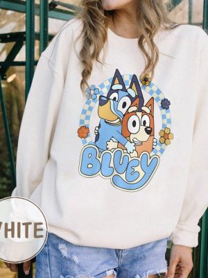 Vintage Bluey And Bingo Sweatshirt Bluey Family Shirt For Him Sweatshirt Bluey Dog Cute Sweatshirt Gift Funny Christmas Sweatshirt Unique revetee 6