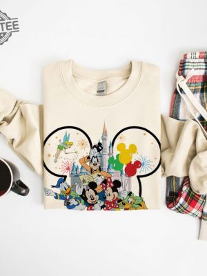 2024 Disney Trip Sweatshirt Adults Kids Disneyland Disneyworld Trip Sweatshirt Disney Sweatshirt Minnie Mickey Matching Sweatshirt Unique revetee 2