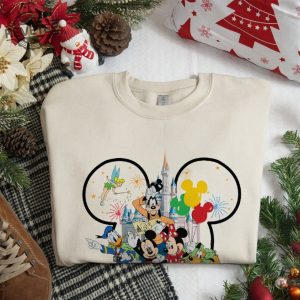 2024 Disney Trip Sweatshirt Adults Kids Disneyland Disneyworld Trip Sweatshirt Disney Sweatshirt Minnie Mickey Matching Sweatshirt Unique revetee 3
