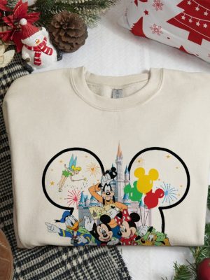 2024 Disney Trip Sweatshirt Adults Kids Disneyland Disneyworld Trip Sweatshirt Disney Sweatshirt Minnie Mickey Matching Sweatshirt Unique revetee 3