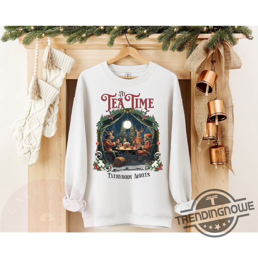 Christmas Trendy Sweatshirt At Tea Time Taylor Crewneck Its Me Hi Holiday Gift For Swift Fan Music Lover Concert Pullover Im The Prob