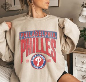 Vintage Philadelphia Baseball Shirt Philadelphia Hoodie Philly Baseball Sweatshirt Hoodie Baseball Fan Shirt Philadelphia Game Day Unique revetee 3