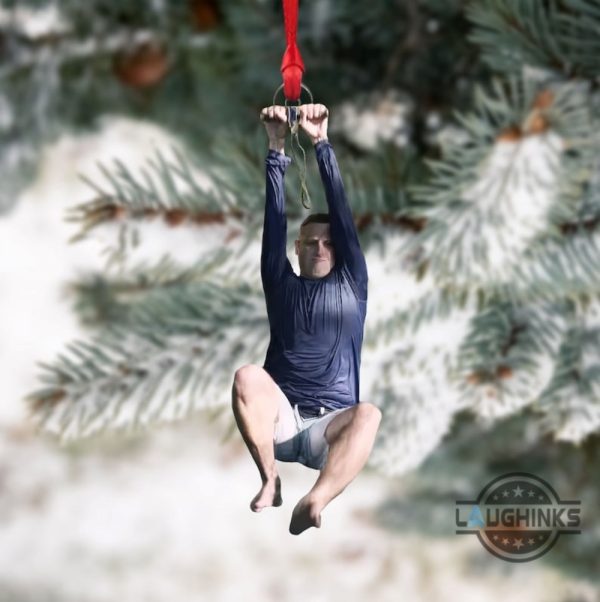 tim robinson zipline ornament new i think you should leave zip line acrylic christmas ornaments funny meme gag gif xmas tree decorations gift for itysl fan lover laughinks 1