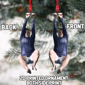 tim robinson zipline ornament new i think you should leave zip line acrylic christmas ornaments funny meme gag gif xmas tree decorations gift for itysl fan lover laughinks 4