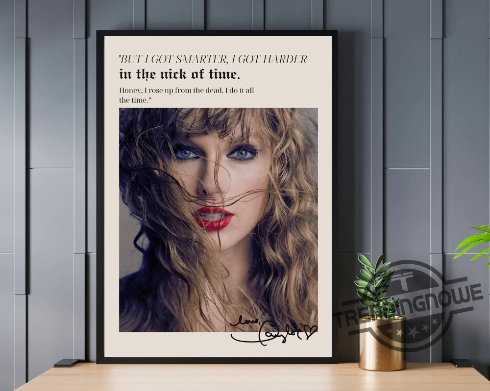 Taylor Swift 2023 Time Person Of The Year Poster Reputation Era With Printed Taylor Swift Signature Musthave Swiftie Wall Art