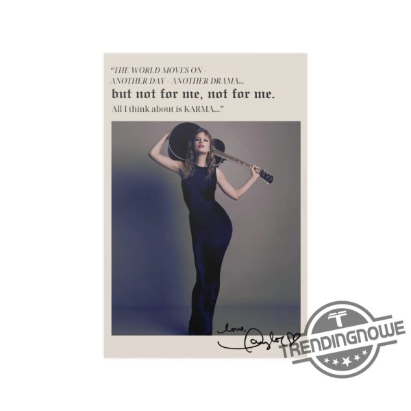 Taylor Swift 2023 Time Person Of The Year Poster V2 Reputation Era With Printed Taylor Swift Signature Musthave Swiftie Wall Art trendingnowe 1