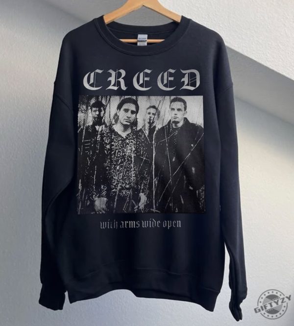 Vintage Creed Band Shirt Creed Band Tour Tshirt Graphic Vintage Sweatshirt 2024 Music Concert Hoodie Gift For Fans giftyzy 2