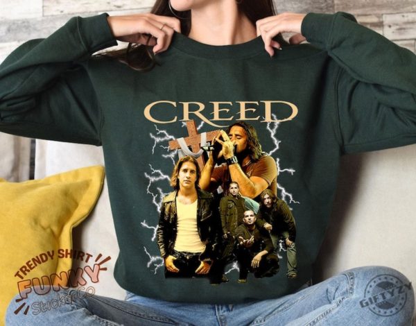 Vintage Creed Band Shirt Creed Rock Band Sweatshirt Creed 2024 Tour Tshirt 2024 Music Concert Hoodie Trending Shirt giftyzy 3