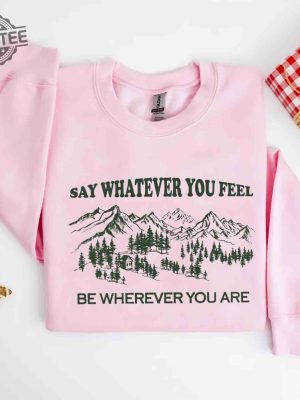 Vintage Youre Gonna Go Far Sweatshirt Say Whatever You Feel Be Whatever You Are Shirt Song Lyrics T Shirt Country Music Shirt Unique revetee 3