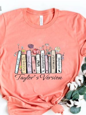 Taylors Music Albums As Books T Shirt Fun Music Lover Gift Shirt For 2023 Swiftie Concert Tour Merch Tee For Fans The Eras Tour Shirt Unique revetee 4