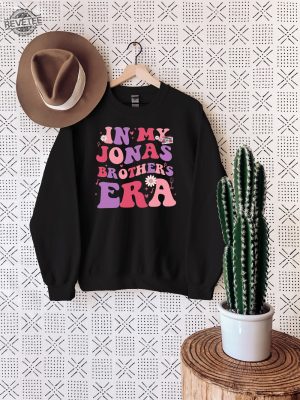 In My Jonas Brothers Era Jonas Brothers Shirt Jonas Brother Merch Five Albums One Night Tour Shirt Joe Jonas Sweatshirt Unique revetee 3