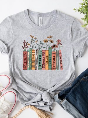 Albums As Books Shirt Trendy Aesthetic For Book Lovers Crewneck Shirt Folk Music Shirt Country Music Shirt Rack Music Shirt Book Lover Unique revetee 2