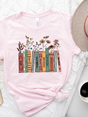 Albums As Books Shirt Trendy Aesthetic For Book Lovers Crewneck Shirt Folk Music Shirt Country Music Shirt Rack Music Shirt Book Lover Unique revetee 4