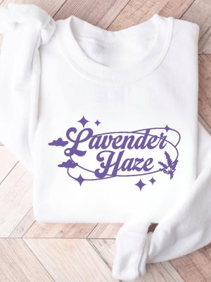 Lavender Haze Shirt Midnights Lavender Shirt Concert Shirt Fan Shirt Lover Merch Tee Music Shirt Floral Ts Merch Music Fan Album Tshirt Unique revetee 7