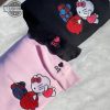 spiderman hoddie sweatshirt tshirt embroidered hello kitty and spider man kissing shirts custom couple matching hoodies sanrio x marvel tee laughinks 1