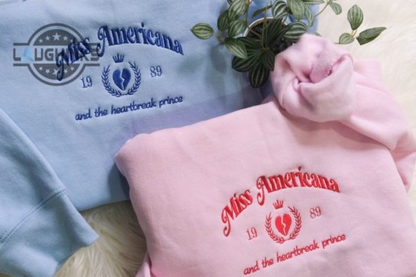 taylor swift apparel miss americana embroidered sweatshirt t shirt hoodie the heartbreak prince eras tour embroidery tshirt swifties gift laughinks 2