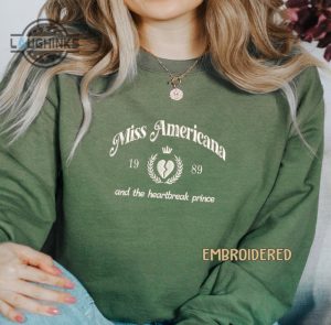 taylor swift apparel miss americana embroidered sweatshirt t shirt hoodie the heartbreak prince eras tour embroidery tshirt swifties gift laughinks 3