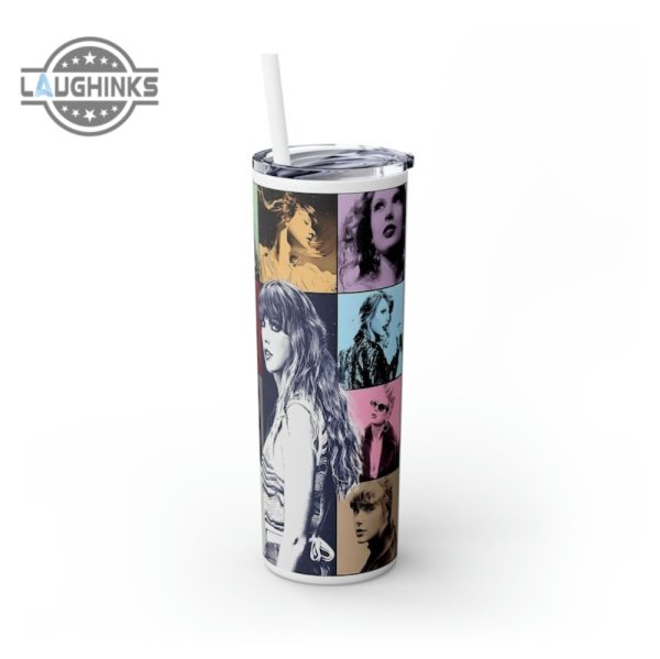 eras tumbler taylor swift eras tour 2023 skinny stainless steel tumbler with 20oz 30oz swifties gift for fans music lovers taylors version cups laughinks 1
