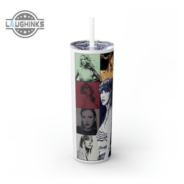 eras tumbler taylor swift eras tour 2023 skinny stainless steel tumbler with 20oz 30oz swifties gift for fans music lovers taylors version cups laughinks 2