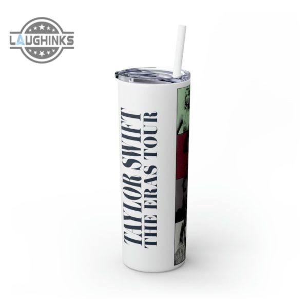 eras tumbler taylor swift eras tour 2023 skinny stainless steel tumbler with 20oz 30oz swifties gift for fans music lovers taylors version cups laughinks 3
